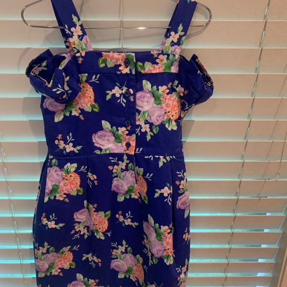 EUC Janie and jack cold shoulder dress size 6 - Picture 2 of 11